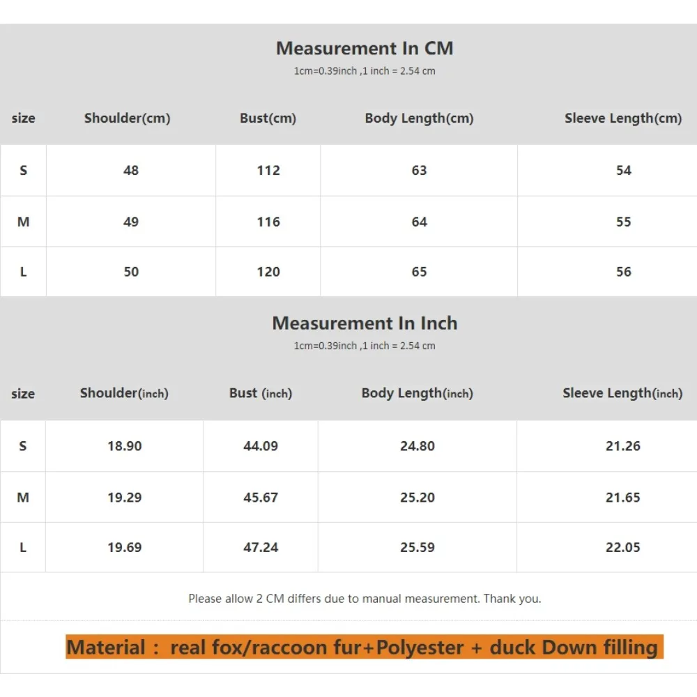 Damska kurtka puchowa z dzianinowymi rękawami, płaszcz z prawdziwego futra, nowa zimowa kurtka z dużym, prawdziwym futrem z szopa pracza, biała kurtka puchowa z kaczego puchu, obszerna parka z piór.
