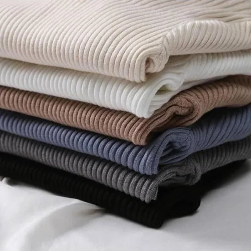 Golfy Podstawowe Dopasowane Elastyczne Swetry Koreańskie Damskie Jesień Zima 2025 Jednolite Swetry Dzianinowe Uniwersalne Ciepłe Swetry